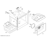 Схема №2 3HT678XP с изображением Панель управления для электропечи Bosch 00668707