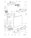Схема №1 ADL 831/2 WH с изображением Панель для посудомоечной машины Whirlpool 481245370564