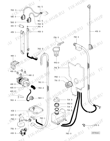 Схема №1 ADP 925/2 WH с изображением Панель для электропосудомоечной машины Whirlpool 481990501313