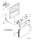 Схема №2 ADG 799 с изображением Обшивка для электропосудомоечной машины Whirlpool 480140102739