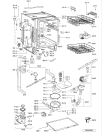 Схема №1 ADG 644 WH с изображением Сенсорная панель для посудомоечной машины Whirlpool 481245373228