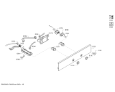 Схема №3 HBG341420S с изображением Панель управления для духового шкафа Bosch 00674776