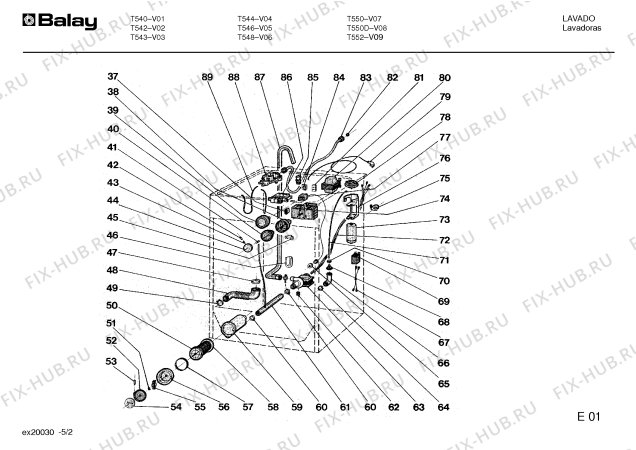 Схема №1 T546 с изображением Дверь для стиралки Bosch 00276618