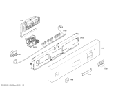 Схема №2 SHU33A06UC Bosch с изображением Панель управления для посудомойки Bosch 00438380