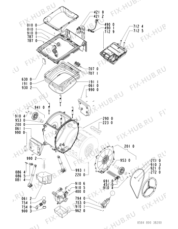 Схема №1 STL 80 с изображением Переключатель (таймер) для стиралки Whirlpool 481228210223