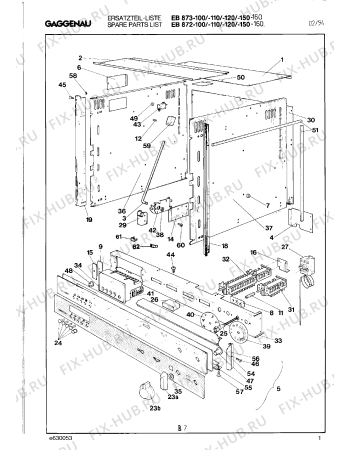 Схема №3 EB880160 с изображением Панель управления для духового шкафа Bosch 00292761