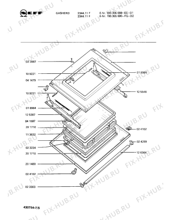 Схема №2 HG6490 с изображением Дюза для электропечи Siemens 00020859