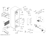 Схема №2 KGV19227TI с изображением Дверь для холодильника Bosch 00245217