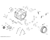 Схема №1 1KWF81425C KWF81425 с изображением Наклейка для стиральной машины Bosch 18010218