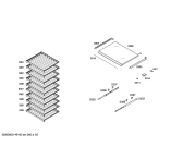 Схема №2 RW464260 с изображением Вставная полка для холодильной камеры Bosch 00649349