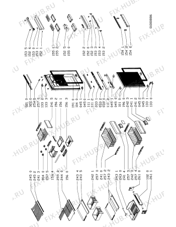Схема №1 ARG 684 с изображением Преобразователь для холодильной камеры Whirlpool 481951148478