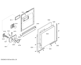 Схема №3 SGD55M05EU с изображением Передняя панель для посудомоечной машины Bosch 00662306