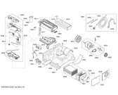 Схема №1 WT46S505FG с изображением Вкладыш для электросушки Siemens 00618459