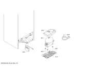 Схема №1 RF222303 с изображением Модуль управления, запрограммированный для холодильника Bosch 00715457