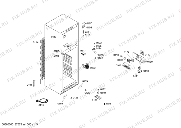 Схема №1 BD2001T с изображением Поднос для холодильника Bosch 00665417
