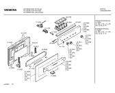 Схема №1 HE13360EU с изображением Панель для электропечи Siemens 00296382