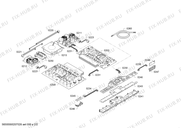 Схема №1 CI262111 с изображением Стеклокерамика для духового шкафа Bosch 00776588