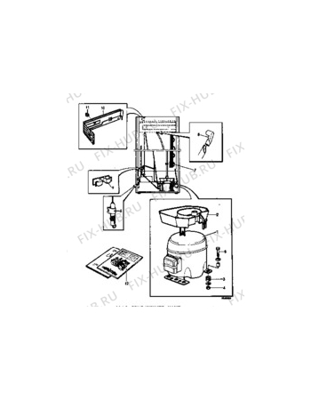 Взрыв-схема холодильника Privileg TR1076 - Схема узла C10 Cold, users manual