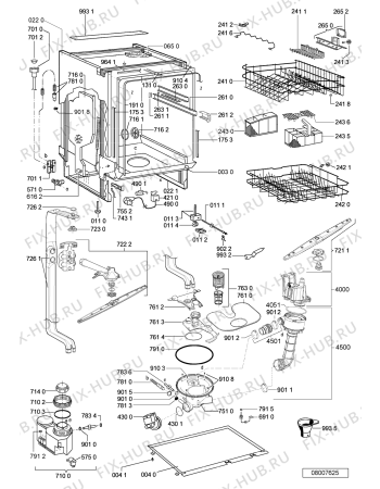 Схема №2 W 75/3 с изображением Панель для посудомоечной машины Whirlpool 480140101284