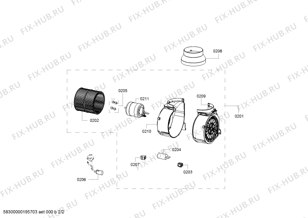 Схема №1 DWG068D50I Bosch с изображением Корпус для вентиляции Bosch 00775518