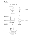 Схема №2 FP517DB1/700 с изображением Часть корпуса для электрокомбайна Moulinex MS-0697425