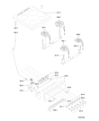 Схема №1 ACM 849 WH с изображением Переключатель для плиты (духовки) Whirlpool 481241278791