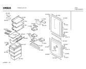 Схема №1 F6542 с изображением Вытяжной канал для холодильника Bosch 00096883