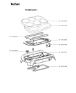 Схема №1 PY600135/11 с изображением Плоскость для мультигриля Tefal TS-01021270