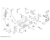 Схема №2 S51L43X1RU с изображением Силовой модуль запрограммированный для посудомойки Bosch 12015584