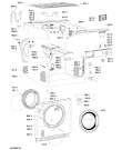 Схема №1 AWOD 052/1 с изображением Обшивка для стиральной машины Whirlpool 481010618365