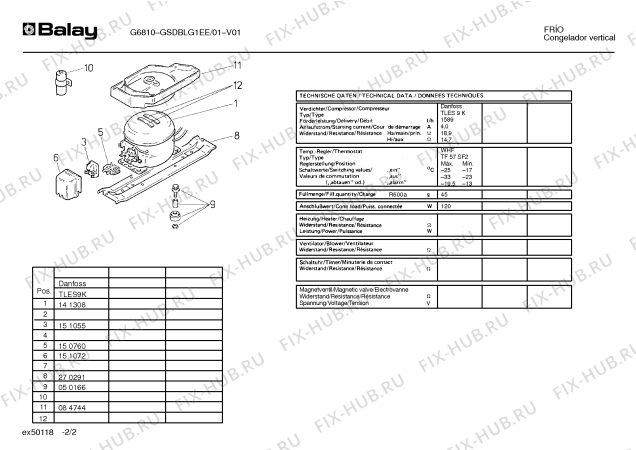 Схема №1 GSDBLG1EE G6810 с изображением Столешница для холодильника Bosch 00210016