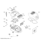 Схема №1 BGB45300 BOSCH GL 45 ProSilence с изображением Крышка для пылесоса Bosch 11005610