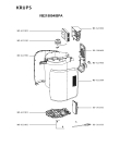 Схема №1 VB215854/BPA с изображением Микромодуль для диспенсера для напитков Krups SS-201332