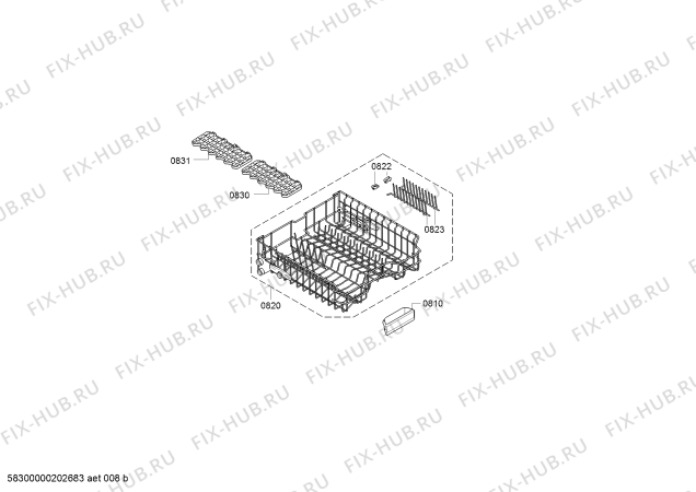 Схема №2 SN476W06TS IQ700 с изображением Передняя панель для посудомойки Siemens 11019113