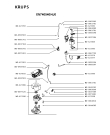 Схема №1 XN740B40/4J0 с изображением Провод для электрокофеварки Krups MS-624054