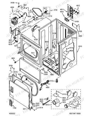 Схема №2 AWZ 481 G с изображением Дроссель для сушилки Whirlpool 481228128419