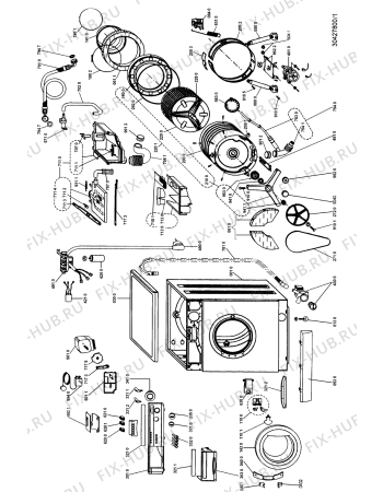 Схема №1 AWG 326/4 с изображением Декоративная панель для стиралки Whirlpool 481246078897