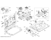 Схема №1 E18P42N3 Einländervarianten mit LO ausserhalb LOT с изображением Панель управления для плиты (духовки) Bosch 00791865