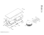 Схема №1 T50BS31N0 с изображением Стеклокерамика для электропечи Bosch 00714702