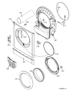 Схема №1 IDVA835EU (F068768) с изображением Декоративная панель для стиральной машины Indesit C00278286