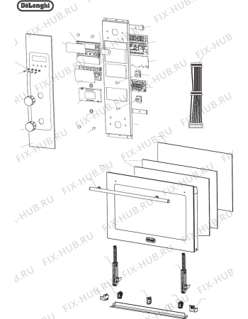 Схема №1 DEP909P с изображением Холдер для электропечи DELONGHI 1031269