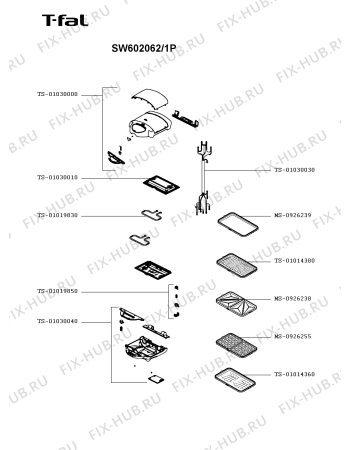 Схема №1 SM601072/1P с изображением Термостат для вафельницы (бутербродницы) Seb TS-01019850