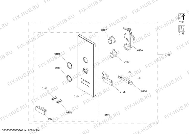 Схема №2 HMT82G654 с изображением Кнопка для микроволновой печи Bosch 00632389