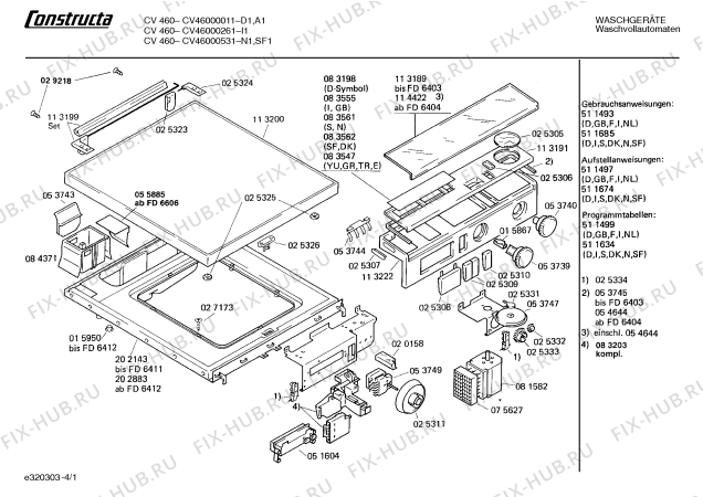 Схема №1 CV45100261 CV451 с изображением Индикаторный диск для стиралки Bosch 00025311