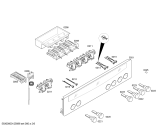 Схема №2 E1524N0 MEGA1524N с изображением Панель управления для электропечи Bosch 00665174