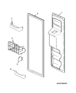 Схема №4 GC2227DEDW с изображением Корпусная деталь для холодильника Whirlpool 482000094054