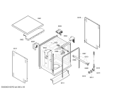 Схема №1 SL35262SK с изображением Уплотнитель для посудомойки Bosch 00165318