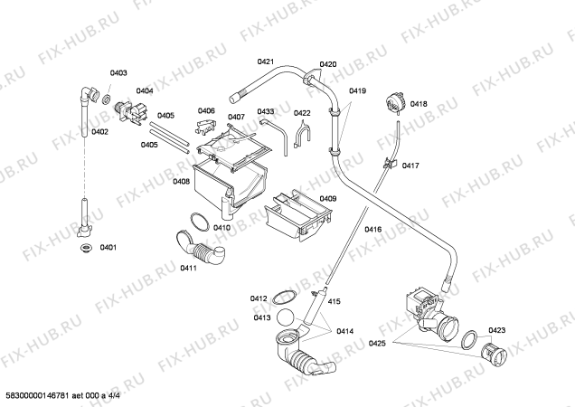 Схема №2 4TS851A с изображением Ручка выбора программ для стиральной машины Bosch 00610999