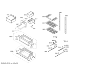 Схема №2 RF463202 с изображением Крышка для холодильника Bosch 00677631