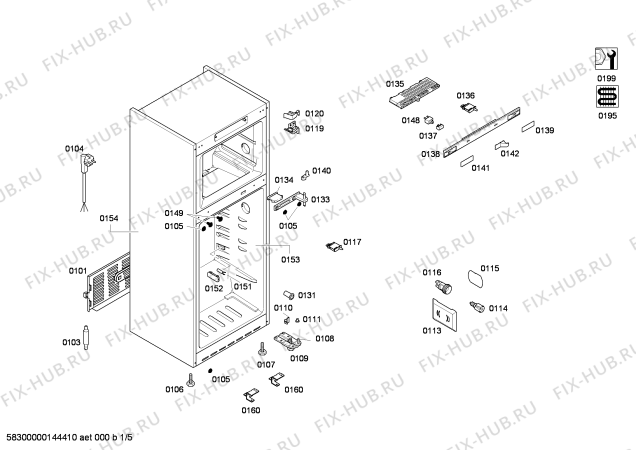Схема №2 KD49NP03NE с изображением Дверь для холодильника Siemens 00247665